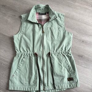 Free Country Light Green Sleeveless Vest